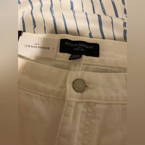 Banana Republic Pure White Wide-Leg jean - Picture 8 of 10